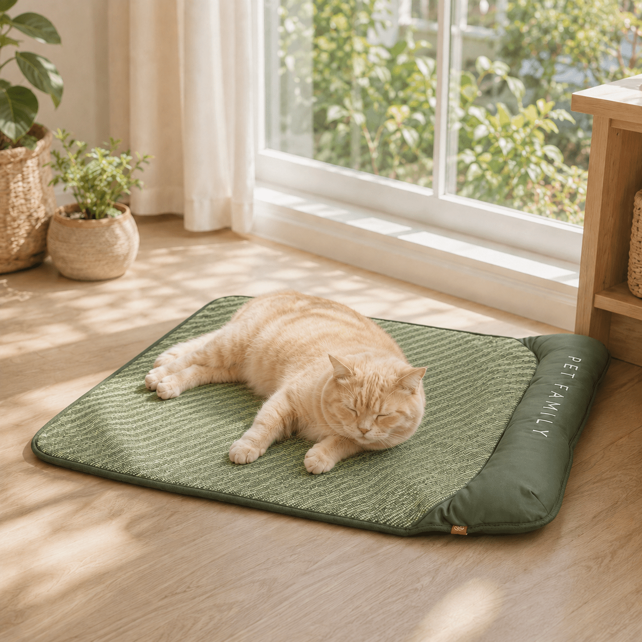 Breathable Pet Cooling Mat with Bolster — Dogs & Cats 18