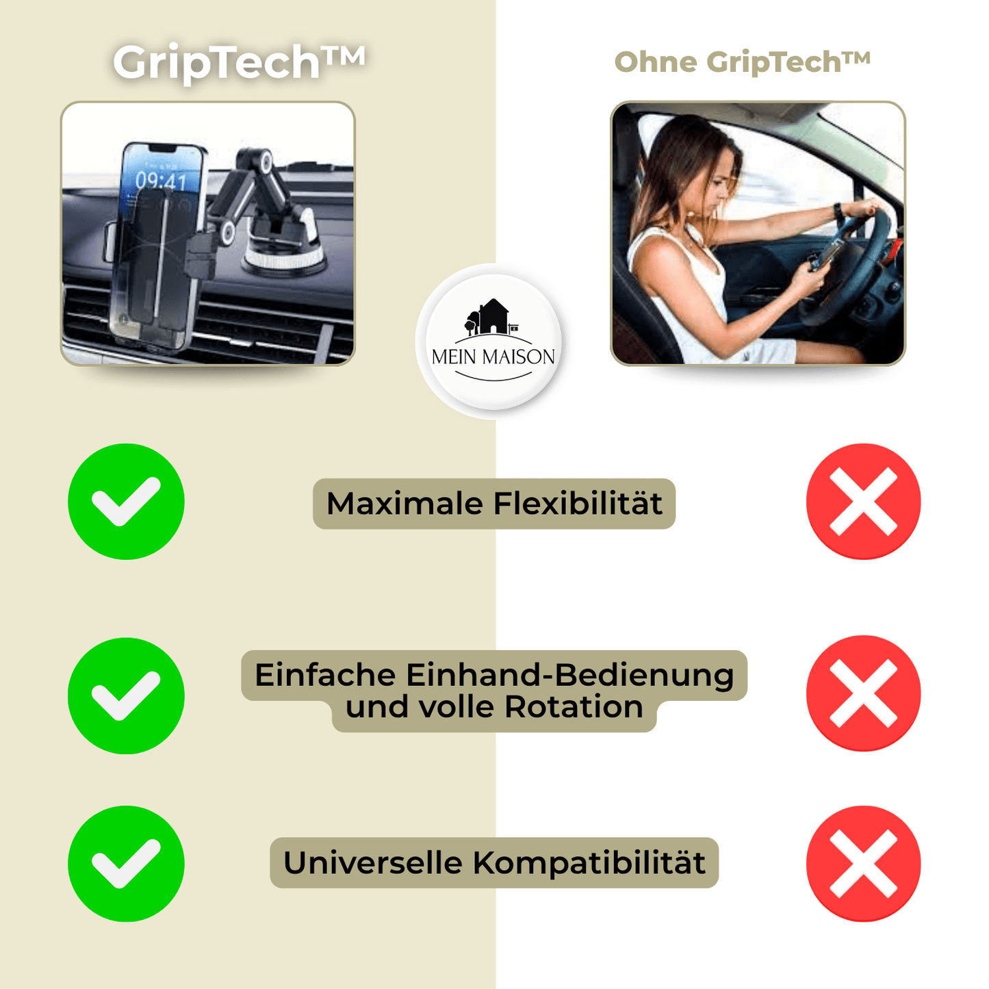 Car Phone Holder — Strong Suction, 360 Rotation 7