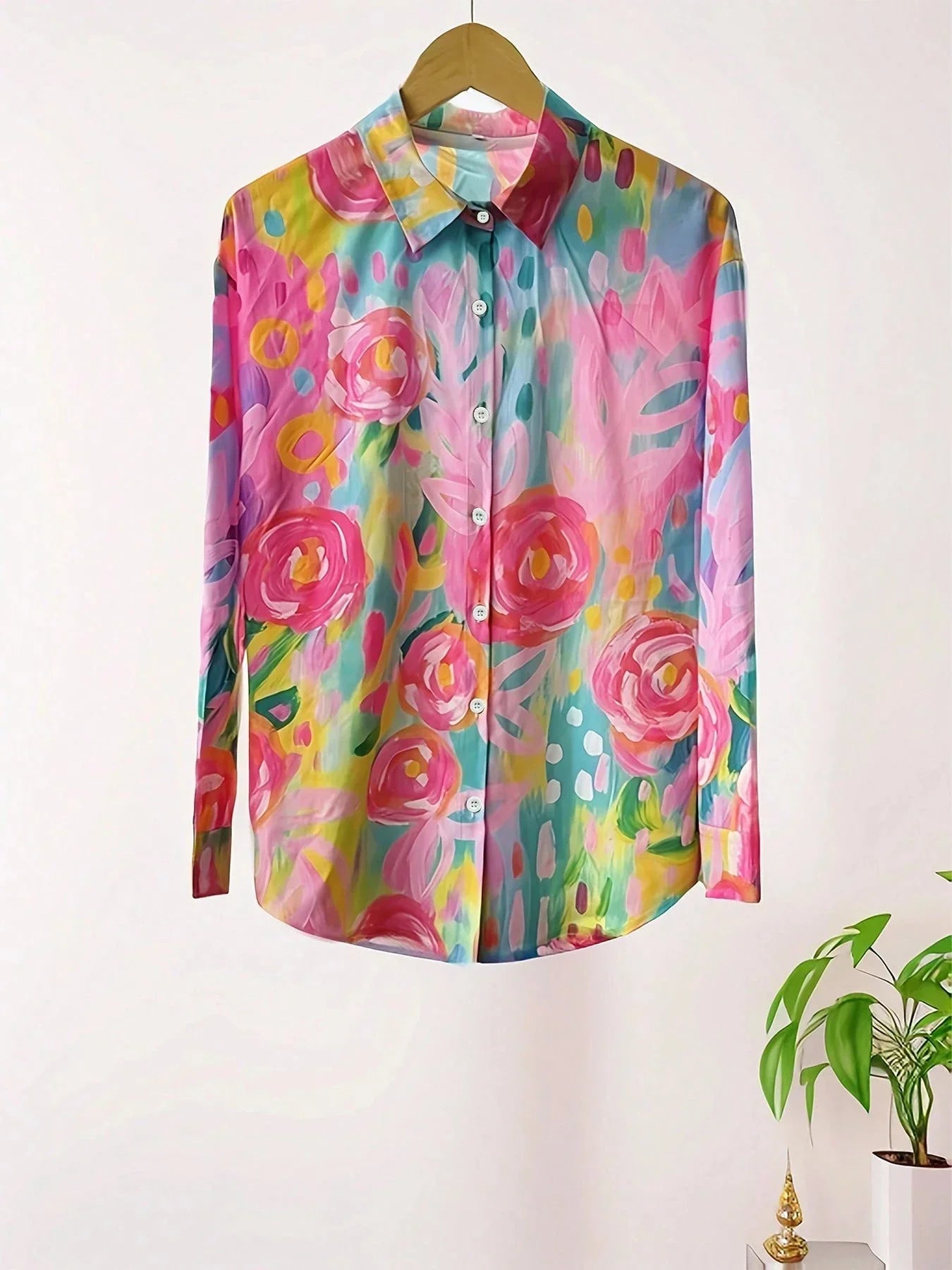 Colorful Printed Blouse with Relaxed Soft Fit 7