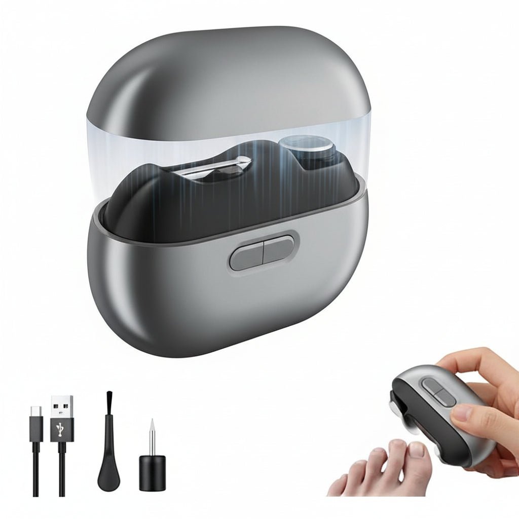 Electric Nail Clipper with LED Light for Thick Nails 3