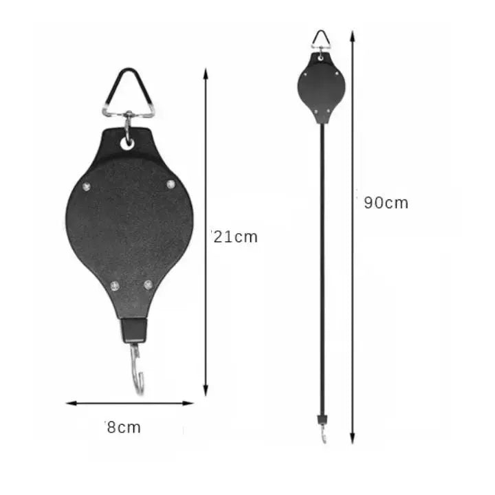 Plant Pulley Hanging Set — Easy Raise & Lower Kit 9