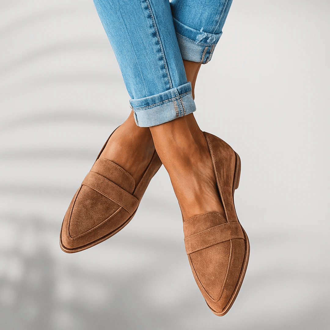 Women's Orthopedic Leather Loafers — Slip-On Comfort 8
