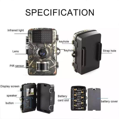 Wildlife Trail Camera — 1080p Night Vision