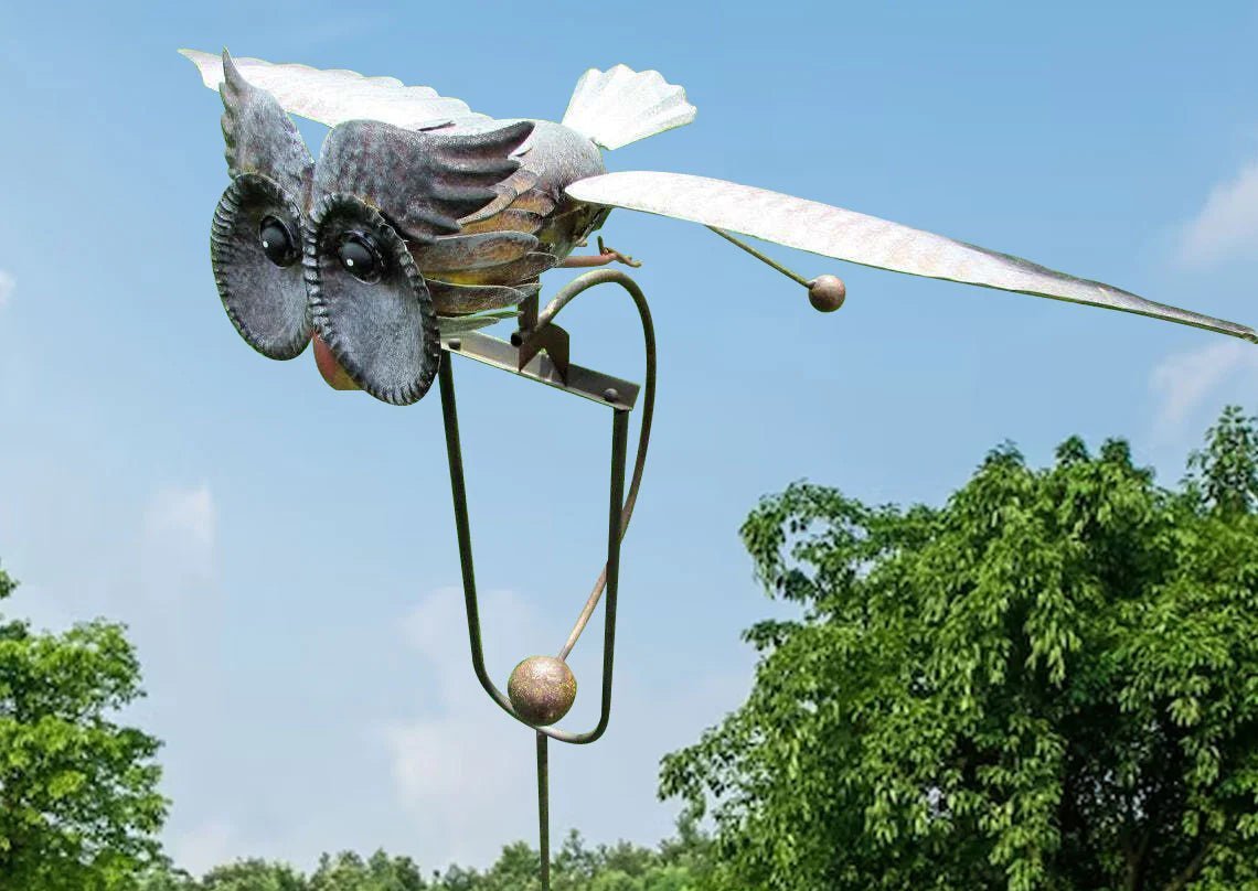 Metal Garden Wind Spinner — Outdoor Decoration