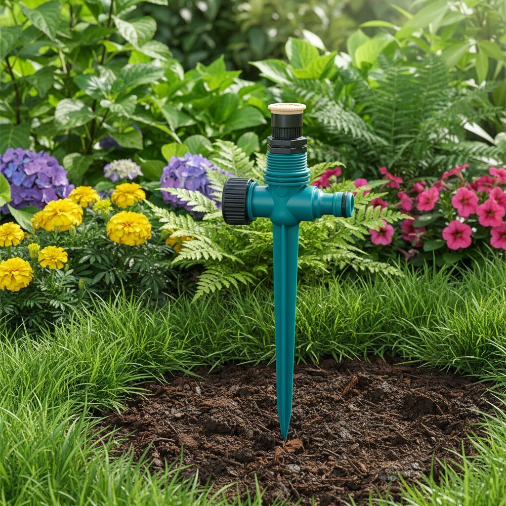 360° Rotating Sprinkler — Even Garden Watering 3