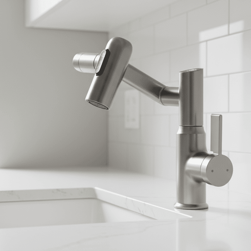 360° Smart Kitchen Faucet with LED Temperature Display 2
