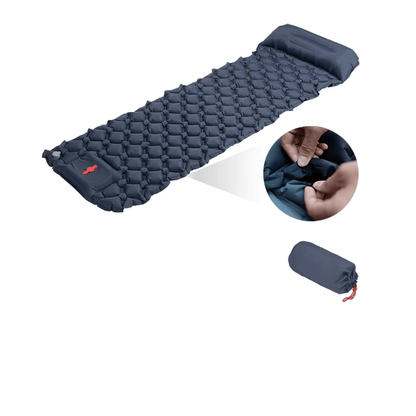 Self-Inflating Camping Pad With Built-In Pillow