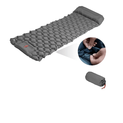 Self-Inflating Camping Pad With Built-In Pillow