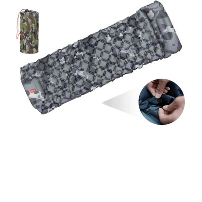 Self-Inflating Camping Pad With Built-In Pillow