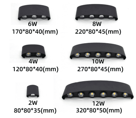 Outdoor LED Wall Light — Waterproof Aluminum Design