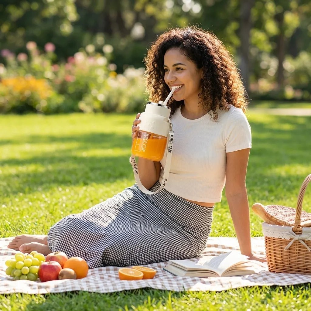 Portable Blender with 10 Blades & Powerful Motor