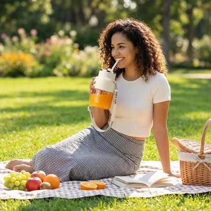 Portable Blender with 10 Blades & Powerful Motor