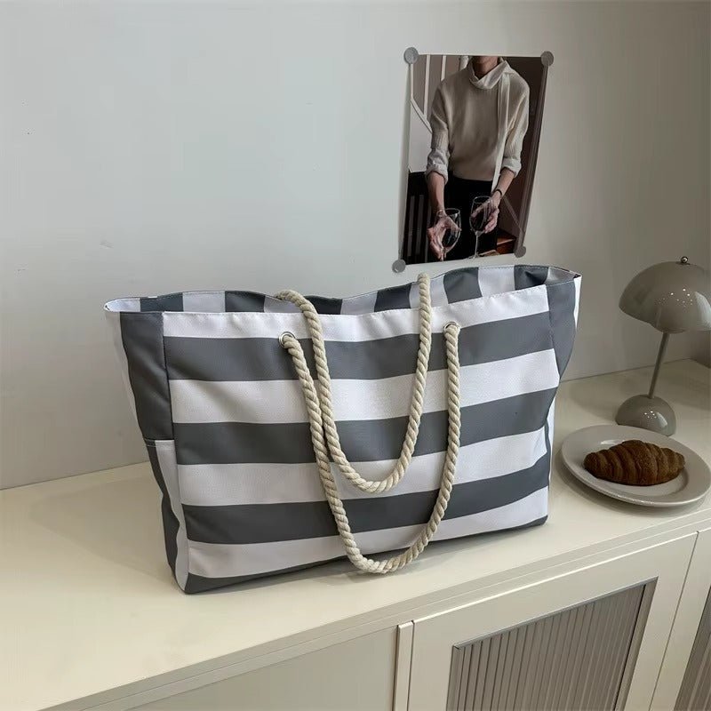 Waterproof Beach Bag — Large 20L Organized Tote