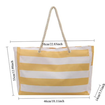 Waterproof Beach Bag — Large 20L Organized Tote