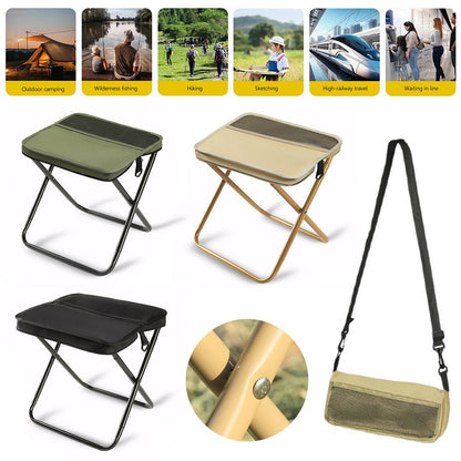 2-in-1 Folding Backpack Chair — Waterproof for Hikes