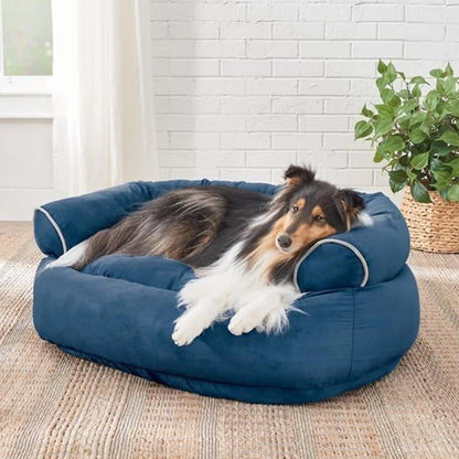 Orthopedic Dog Sofa — Soft Calming Bed