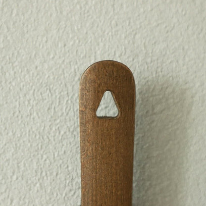 Long Solid Wood Shoehorn With Magnetic Holder
