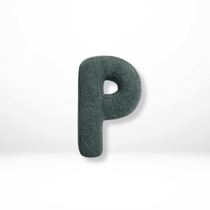 Personalized Velvet Alphabet Pillow for Sofa & Bed