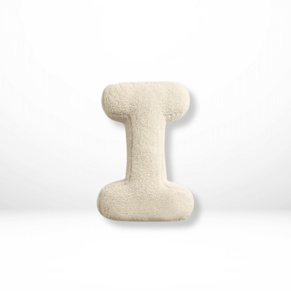 Personalized Velvet Alphabet Pillow for Sofa & Bed