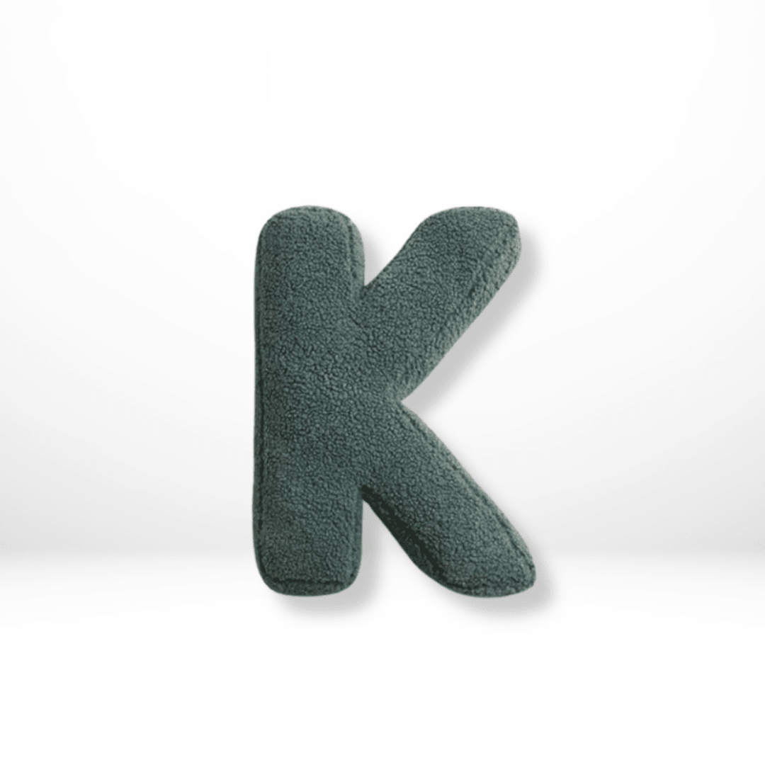 Personalized Velvet Alphabet Pillow for Sofa & Bed