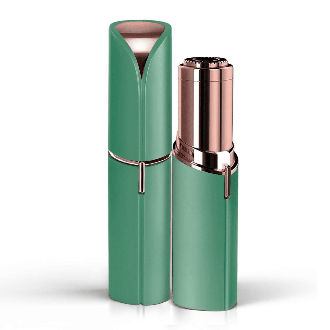 Painless Electric Facial Hair Remover — Compact & Precise