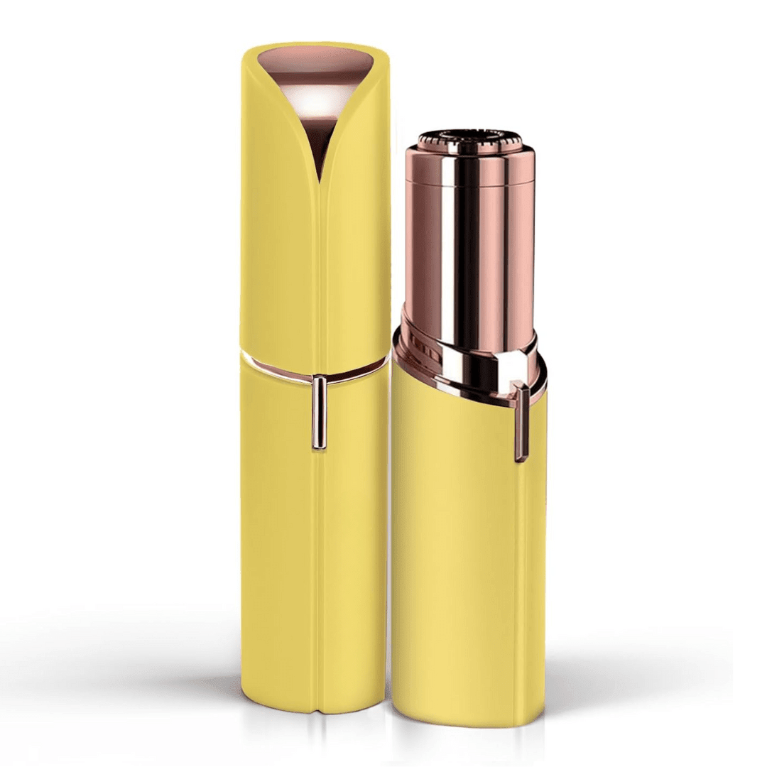 Painless Electric Facial Hair Remover — Compact & Precise
