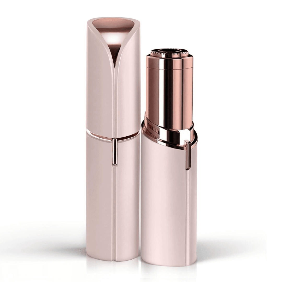 Painless Electric Facial Hair Remover — Compact & Precise