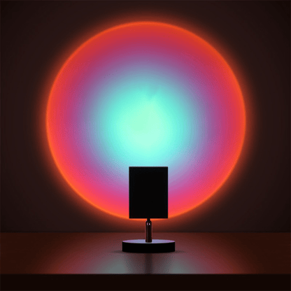 Retro Sunset LED Table Lamp — Warm USB Mood Light
