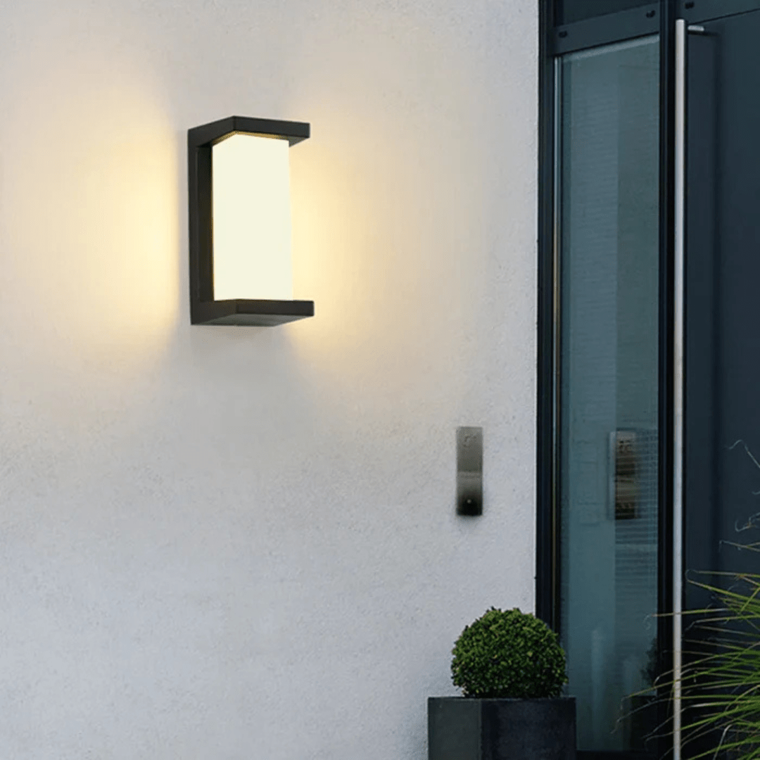 LED Outdoor Wall Lamp — Motion Sensor