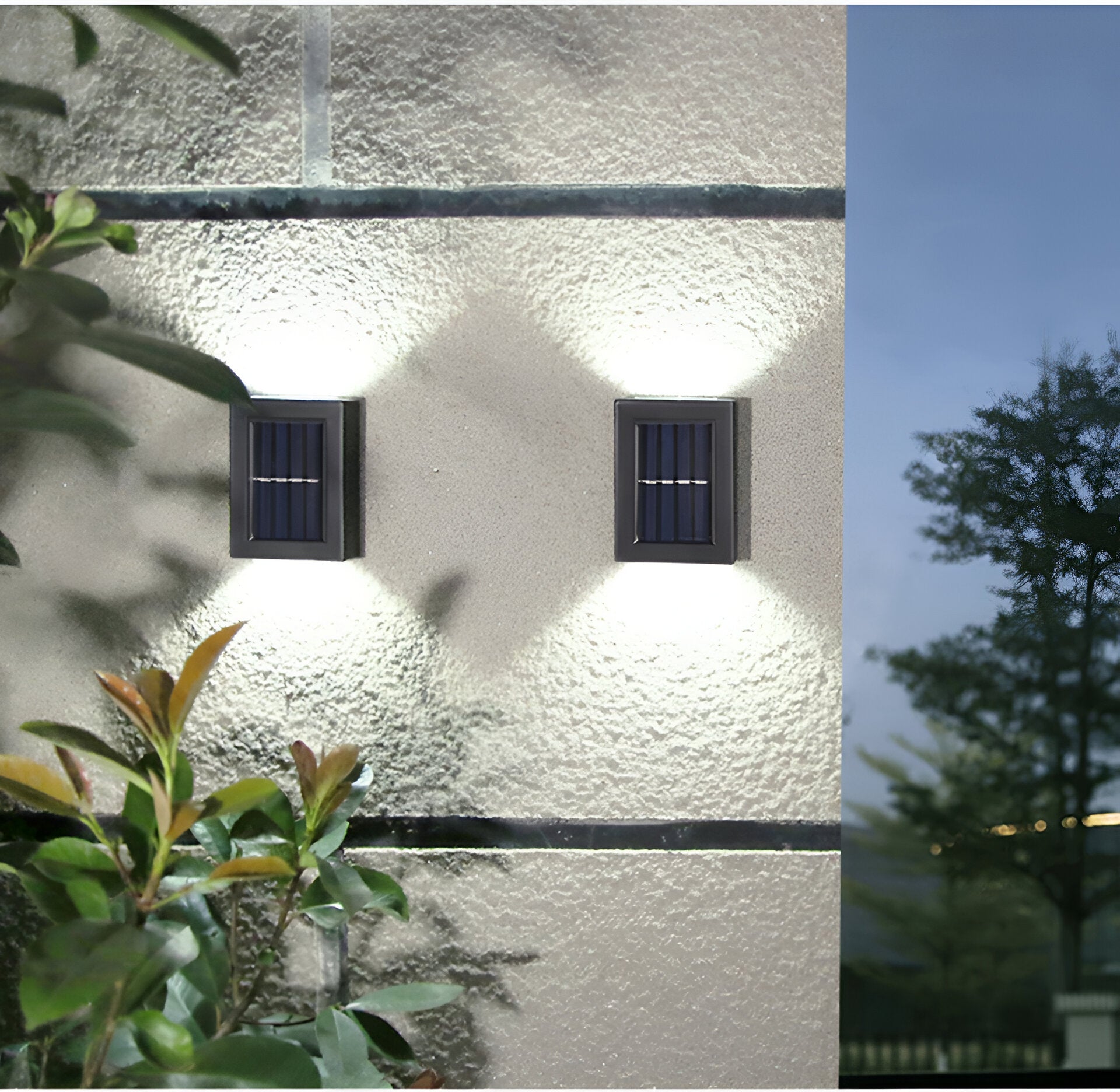 Solar Outdoor LED Wall Light — Waterproof IP65