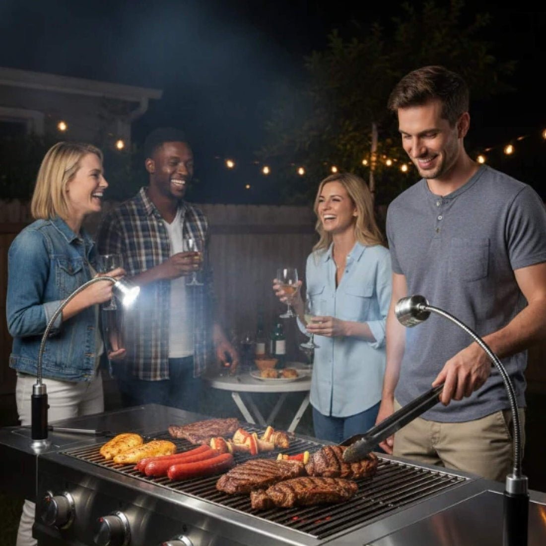 Magnetic BBQ Grill Light — Flexible LED Gooseneck