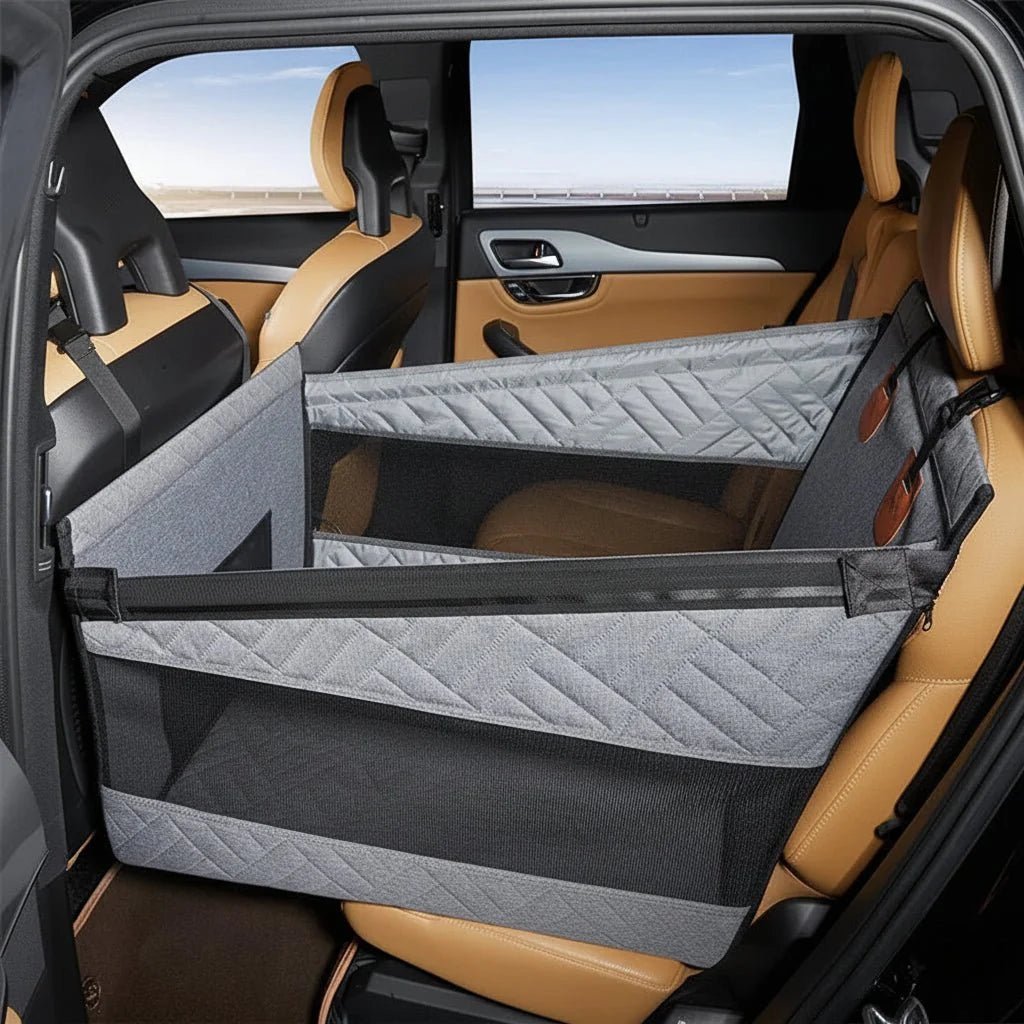 Waterproof Dog Car Seat Mat with Memory Foam Comfort