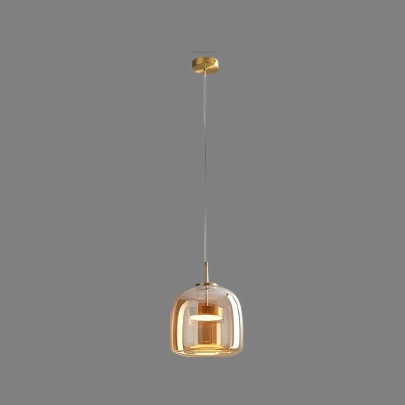 Glass Pendant Lamp — Modern Minimalist Design