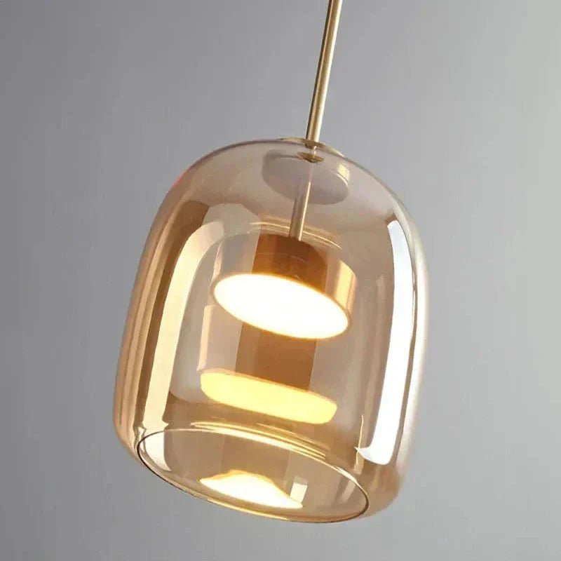 Glass Pendant Lamp — Modern Minimalist Design