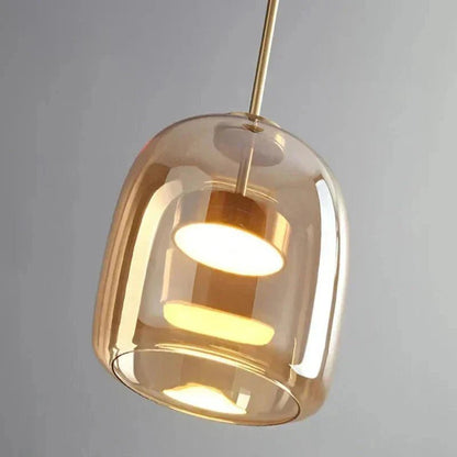 Glass Pendant Lamp — Modern Minimalist Design