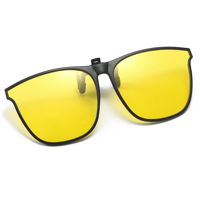 Clip-On Polarized Sunglasses UV400 — Foldable Design