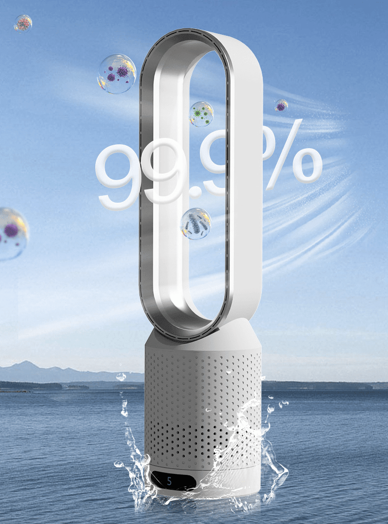 3-in-1 Air Purifier and Cooler — Quiet with Filter