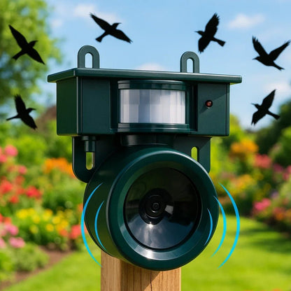 Solar Pigeon Repellent with Motion Sensor and Sounds