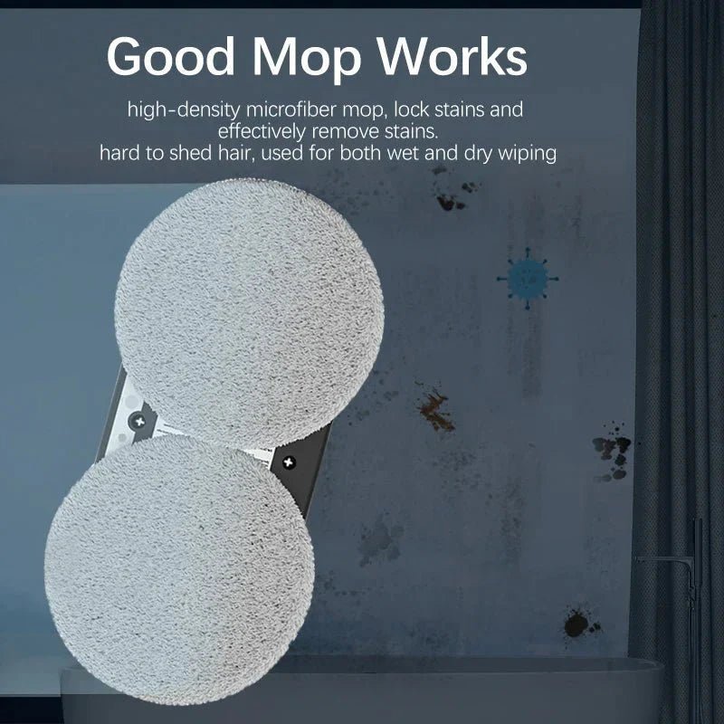 Robot Window Cleaner — 5600Pa Suction & Remote