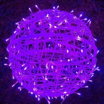 Waterproof LED Garden Ball Light — 20cm Rattan Globe