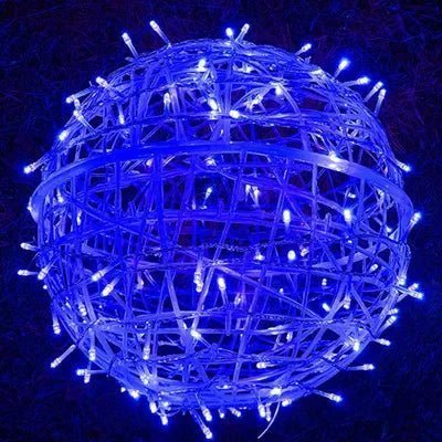 Waterproof LED Garden Ball Light — 20cm Rattan Globe