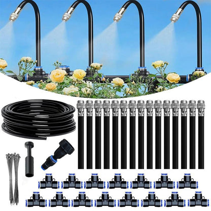 Drip Irrigation Kit — 360° Adjustable Garden Nozzles