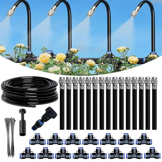 Drip Irrigation Kit — 360° Adjustable Garden Nozzles