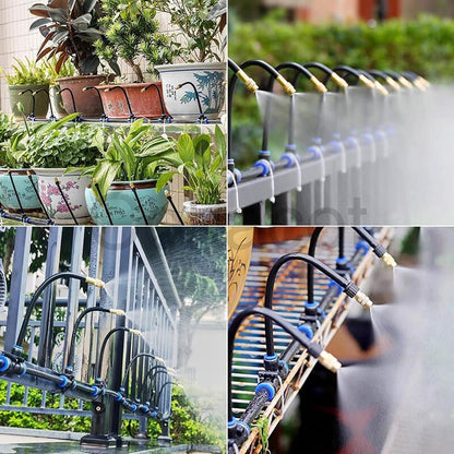 Drip Irrigation Kit — 360° Adjustable Garden Nozzles