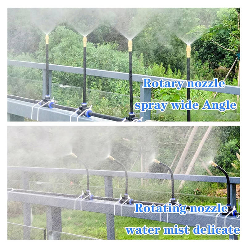 Drip Irrigation Kit — 360° Adjustable Garden Nozzles
