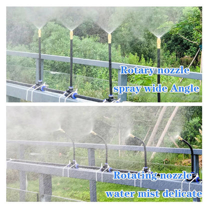 Drip Irrigation Kit — 360° Adjustable Garden Nozzles