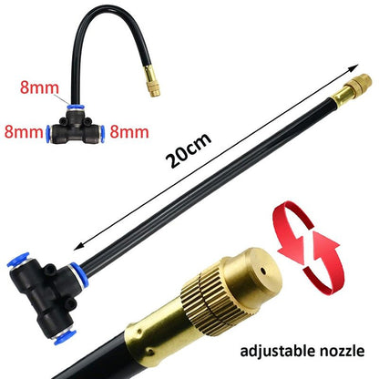 Drip Irrigation Kit — 360° Adjustable Garden Nozzles