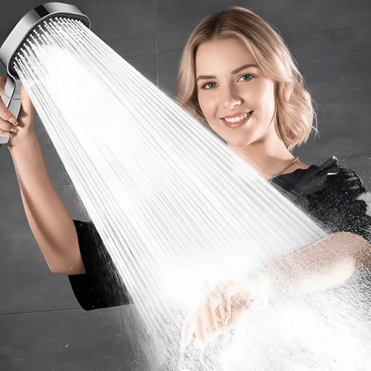 High-Pressure Shower Head — Turbo Boost & Filtration