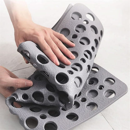 Non-Slip PVC Shower Mat — Suction Cup Safety