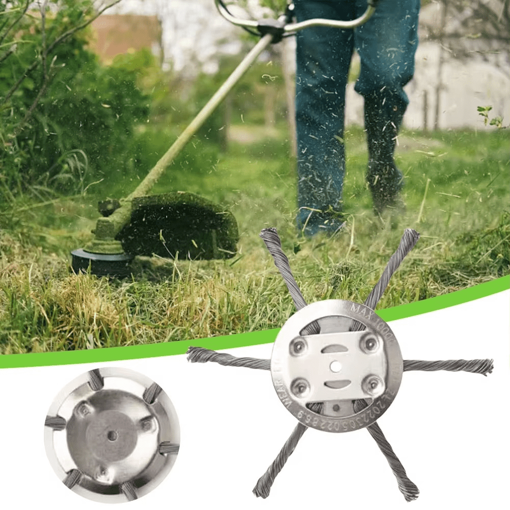 Universal Trimmer Head — Stainless Steel Multi-Use